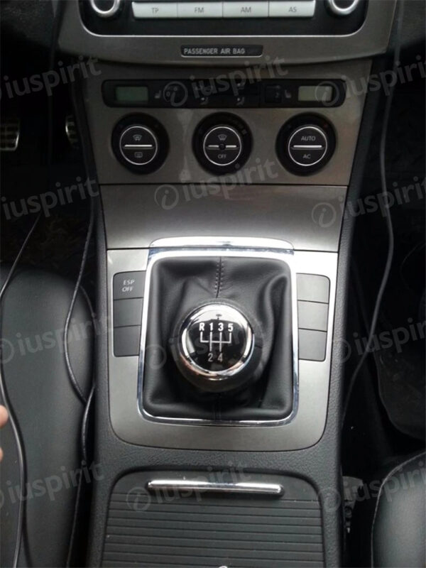 Pomello cambio 5 marce per VW Passat B6 2005-2011 cuffia leva cambio 5 marce - immagine 4