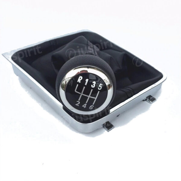 Pomello cambio 6 marce per VW Passat B6 2005-2011 cuffia leva cambio 6 marce - immagine 2