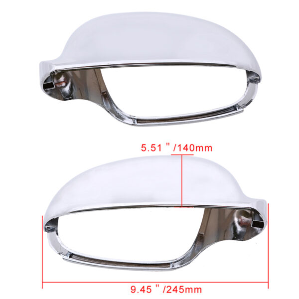 Calotte cromate per VW Golf 5 Passat B6 Jetta Eos copri spechi retrovisori cromati - immagine 6