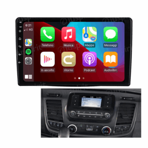 ANDROID autoradio navigatore per Ford Transit Connect T250 Ford Tourneo Ford Custom 2018-2023 CarPlay Android Auto GPS USB WI-FI Bluetooth 4G LTE