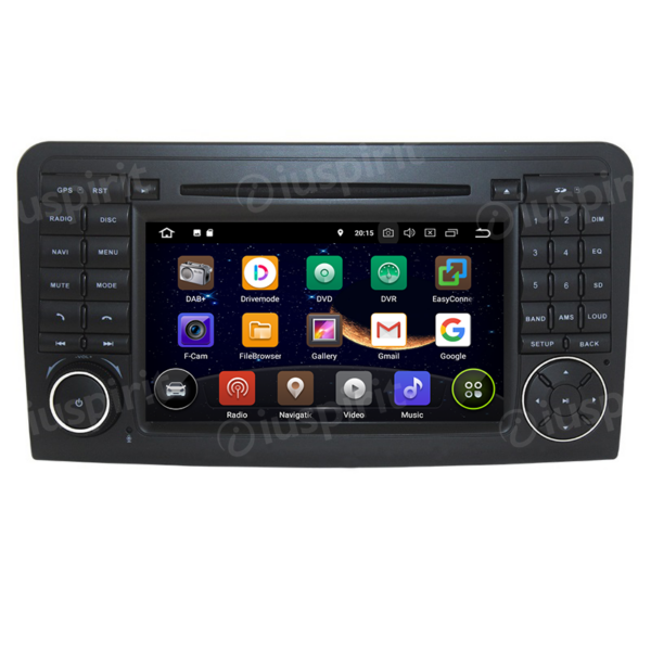 ANDROID autoradio 2 DIN navigatore per Mercedes classe R W251 R280 R300 R320 R350 R500 R63 AMG 2006-2012 GPS DVD WI-FI Bluetooth MirrorLink - immagine 8
