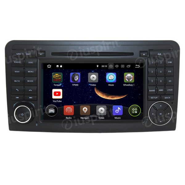 ANDROID autoradio 2 DIN navigatore per Mercedes classe R W251 R280 R300 R320 R350 R500 R63 AMG 2006-2012 GPS DVD WI-FI Bluetooth MirrorLink - immagine 11
