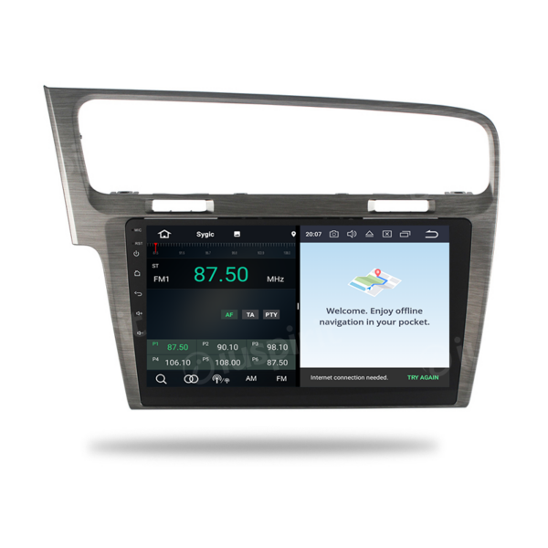 ANDROID 10 car navigation system for Volkswagen Golf 7 2013-2019 GPS WI-FI Bluetooth MirrorLink - Image 5