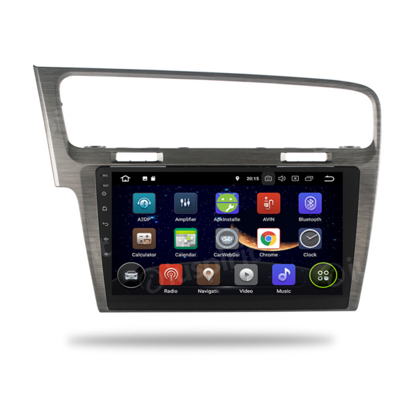 ANDROID 10 car navigation system for Volkswagen Golf 7 2013-2019 GPS WI-FI Bluetooth MirrorLink - Image 9