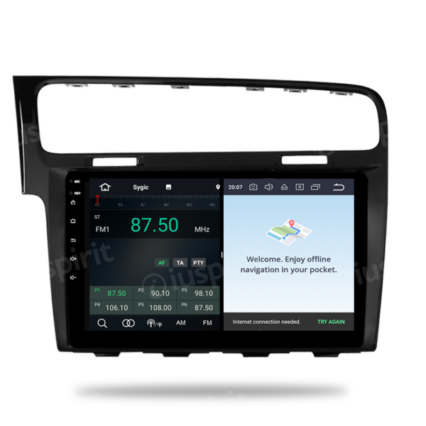 ANDROID 10 car navigation system for Volkswagen Golf 7 2013-2019 GPS WI-FI Bluetooth MirrorLink - Image 6