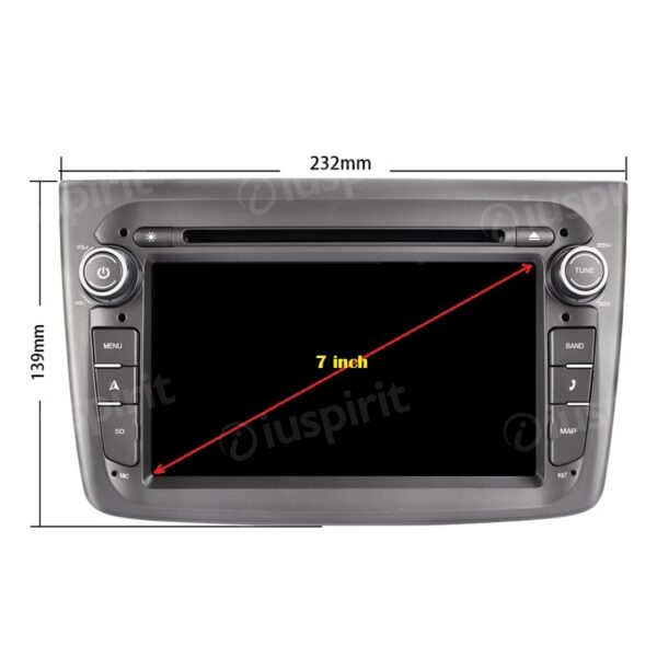 ANDROID car radio navigator for Alfa Romeo Mito 2015-2018 CarPlay Android Auto GPS DVD WI-FI Bluetooth MirrorLink - Image 6