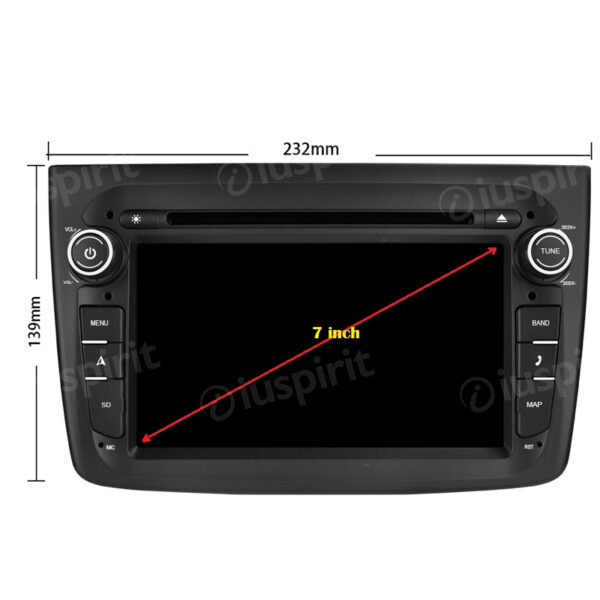ANDROID car radio navigator for Alfa Romeo Mito 2015-2018 CarPlay Android Auto GPS DVD WI-FI Bluetooth MirrorLink - Image 8
