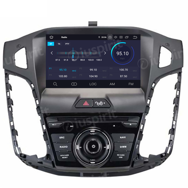 ANDROID autoradio navigatore per Ford Focus 2011-2015 GPS DVD WI-FI Bluetooth MirrorLink - immagine 3