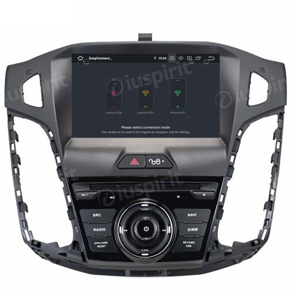 ANDROID autoradio navigatore per Ford Focus 2011-2015 GPS DVD WI-FI Bluetooth MirrorLink - immagine 4