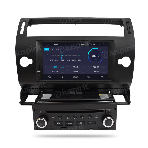 ANDROID autoradio navigatore per Citroen C4 2004-2012 GPS DVD WI-FI Bluetooth MirrorLink - immagine 3