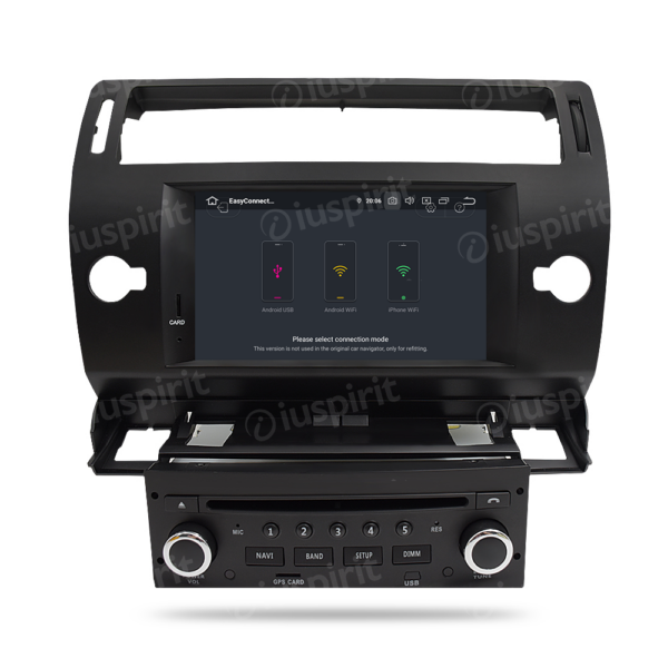 ANDROID autoradio navigatore per Citroen C4 2004-2012 GPS DVD WI-FI Bluetooth MirrorLink - immagine 5