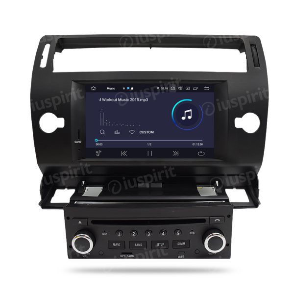 ANDROID autoradio navigatore per Citroen C4 2004-2012 GPS DVD WI-FI Bluetooth MirrorLink - immagine 8