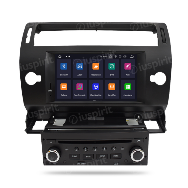 ANDROID autoradio navigatore per Citroen C4 2004-2012 GPS DVD WI-FI Bluetooth MirrorLink - immagine 9