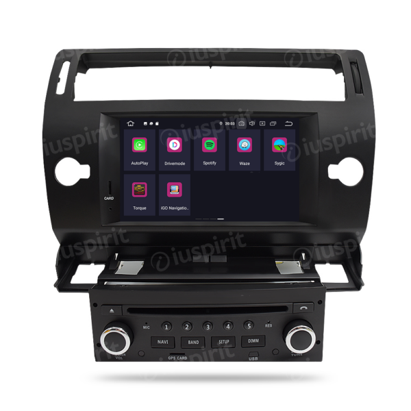 ANDROID autoradio navigatore per Citroen C4 2004-2012 GPS DVD WI-FI Bluetooth MirrorLink - immagine 10