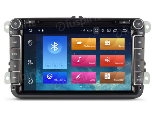 ANDROID car radio 2 DIN navigator for VW Golf 6 Golf 5 Passat Tiguan Jetta Polo Touran Caddy Scirocco Car Play Android Auto GPS DVD WI-FI Bluetooth MirrorLink