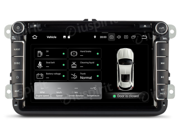 ANDROID car radio 2 DIN navigator for VW Golf 6 Golf 5 Passat Tiguan Jetta Polo Touran Caddy Scirocco Car Play Android Auto GPS DVD WI-FI Bluetooth MirrorLink - Image 5