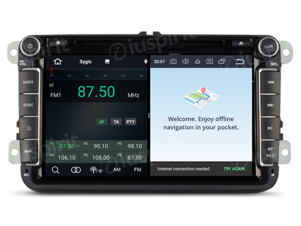 ANDROID car radio 2 DIN navigator for VW Golf 6 Golf 5 Passat Tiguan Jetta Polo Touran Caddy Scirocco Car Play Android Auto GPS DVD WI-FI Bluetooth MirrorLink - Image 6
