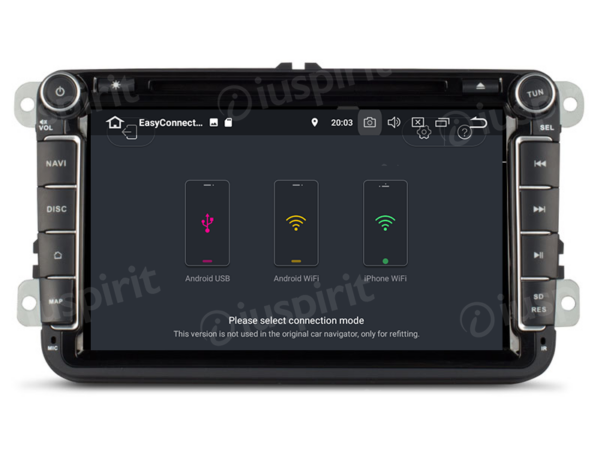 ANDROID car radio 2 DIN navigator for VW Golf 6 Golf 5 Passat Tiguan Jetta Polo Touran Caddy Scirocco Car Play Android Auto GPS DVD WI-FI Bluetooth MirrorLink - Image 7