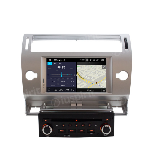 ANDROID car radio navigator for Citroen C4 2004-2012 GPS DVD WI-FI Bluetooth MirrorLink - Image 4