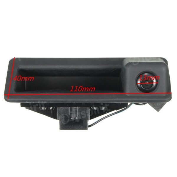 Telecamera retromarcia specifica maniglia per BMW E82/E88/E84/E90/E91/E92/E93/E60/E61/E70/E71/E72/E53/X5/X1 retrocamera - immagine 5