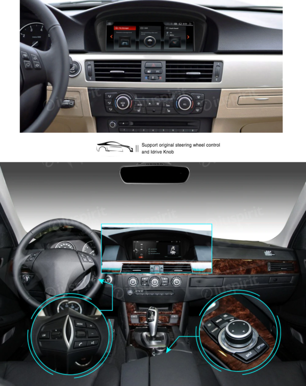 ANDROID 8.8 inch satnav for BMW 3 Series E90/E91/E92 2005-2008, BMW 5 Series E60/61/E63/E64 2005-2008 Original CCC GPS WI-FI Bluetooth MirrorLink system - Image 5
