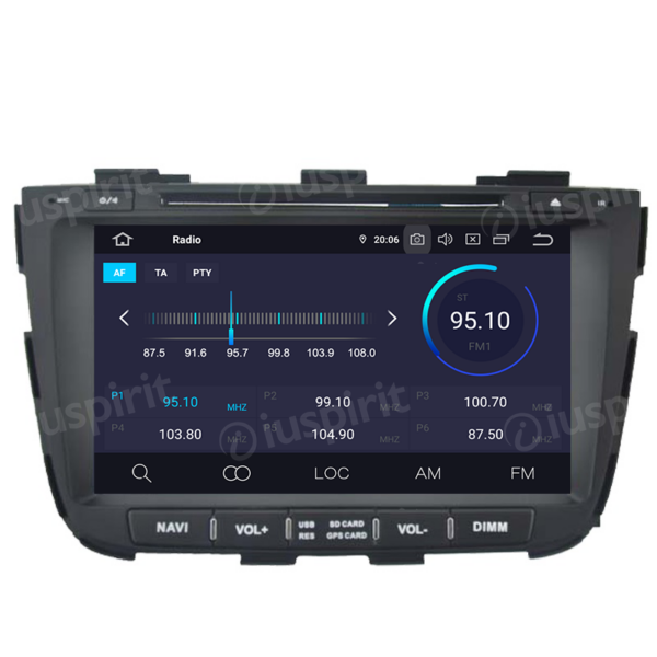 ANDROID autoradio 2 DIN navigatore per Kia Sorento 2013-2014 GPS DVD WI-FI Bluetooth MirrorLink - immagine 4