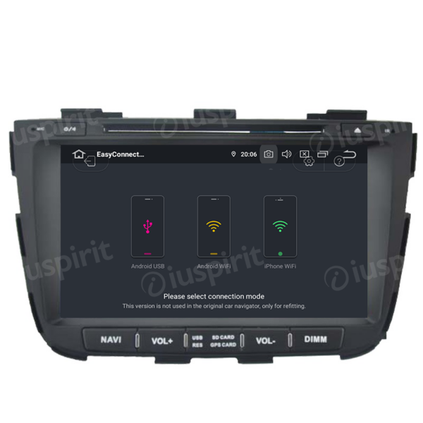 ANDROID autoradio 2 DIN navigatore per Kia Sorento 2013-2014 GPS DVD WI-FI Bluetooth MirrorLink - immagine 9