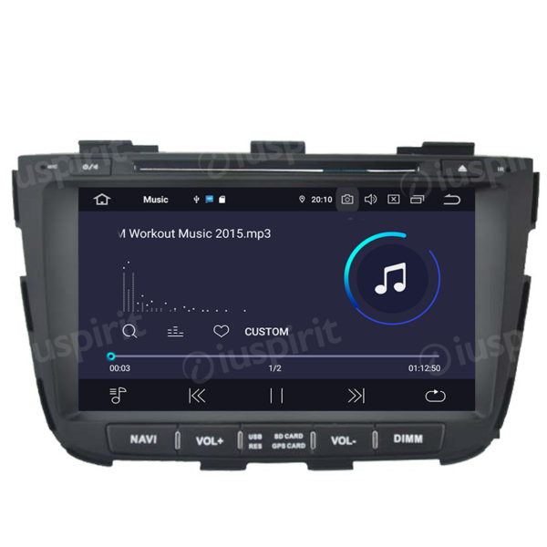 ANDROID autoradio 2 DIN navigatore per Kia Sorento 2013-2014 GPS DVD WI-FI Bluetooth MirrorLink - immagine 10