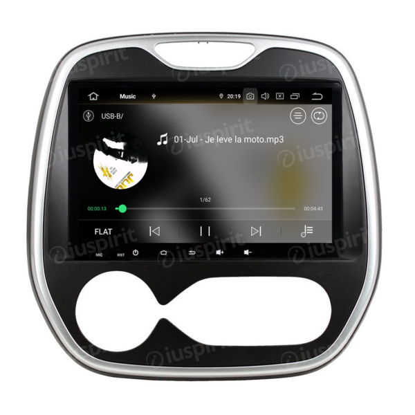 ANDROID autoradio navigatore per Renault Captur, Renault Clio, Samsung QM3 AUTOMATICO UN/C 2011-2016 GPS WI-FI Bluetooth MirrorLink - immagine 5