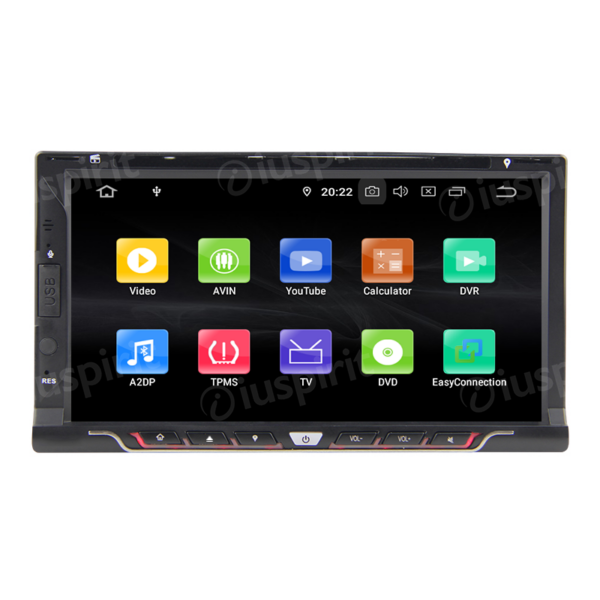ANDROID 10 6.9 inch 2-DIN universal car radio GPS DVD USB SD WI-FI Bluetooth Mirrorlink - Image 2