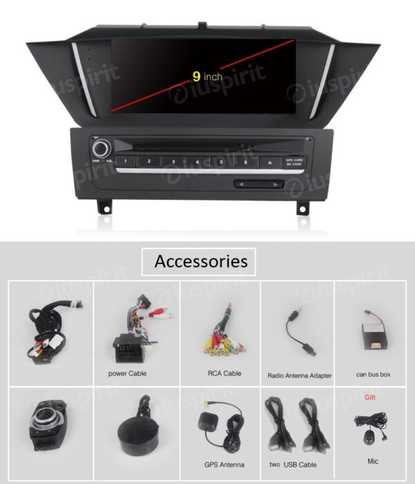 ANDROID 10 car navigation system for BMW X1 E84 2009-2015 GPS DVD USB SD WI-FI Bluetooth Mirrorlink - Image 7