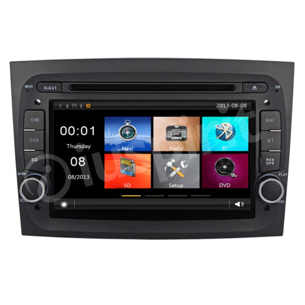 Autoradio navigator Fiat Doblo 2016, 2017 GPS DVD USB SD Bluetooth