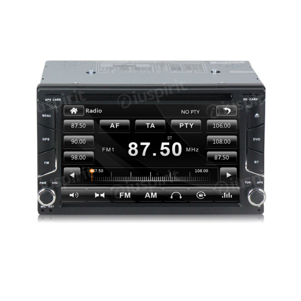 Autoradio 2 DIN navigatore per Nissan Qashqai, Nissan Juke, Nissan X-Trail, Nissan Tiida GPS DVD USB SD Bluetooth - immagine 2