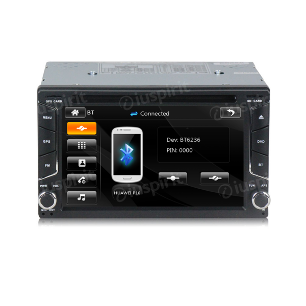 Autoradio 2 DIN navigatore per Nissan Qashqai, Nissan Juke, Nissan X-Trail, Nissan Tiida GPS DVD USB SD Bluetooth - immagine 3