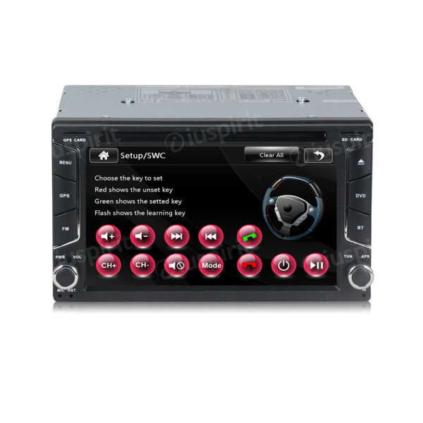 Autoradio 2 DIN navigatore per Nissan Qashqai, Nissan Juke, Nissan X-Trail, Nissan Tiida GPS DVD USB SD Bluetooth - immagine 10