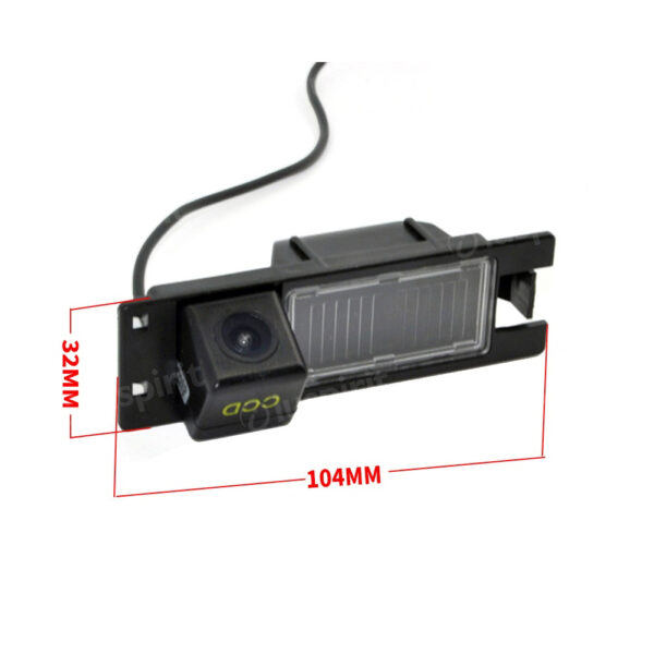 Telecamera retromarcia per Alfa Romeo 159 147 156 166 Brera Spider  retrocamera specifica luce targa - immagine 5
