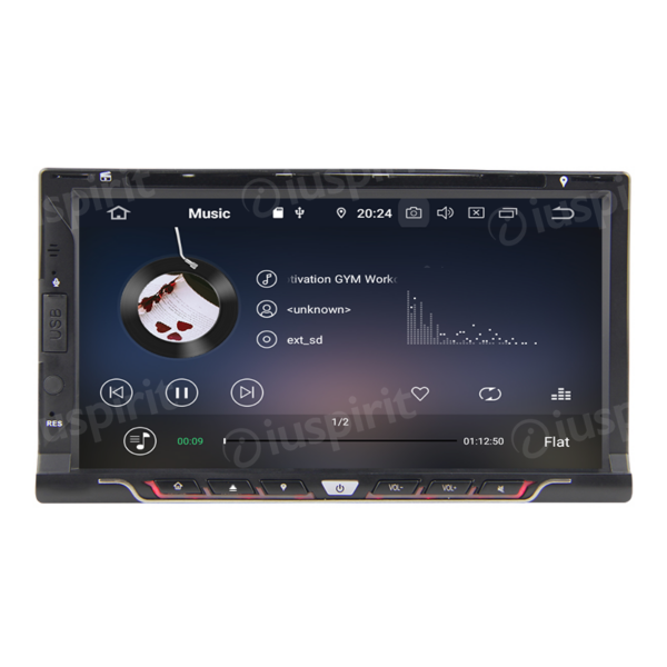 ANDROID 10 6.9 inch 2-DIN universal car radio GPS DVD USB SD WI-FI Bluetooth Mirrorlink - Image 5