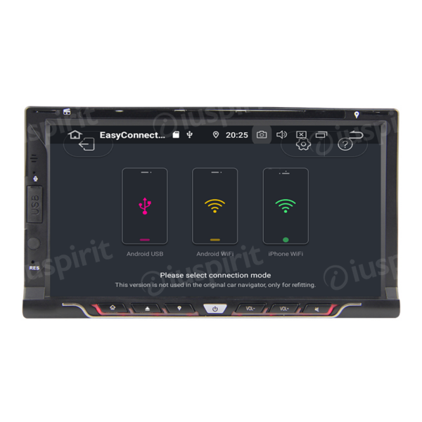 ANDROID 10 6.9 inch 2-DIN universal car radio GPS DVD USB SD WI-FI Bluetooth Mirrorlink - Image 9