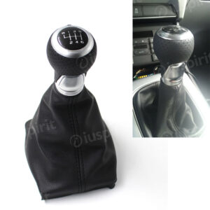 Pomello cambio 6 marce per Audi A4 S4 B8 8K A5 8T Q5 8R S LINE 2008-2015 cuffia con cuciture nere