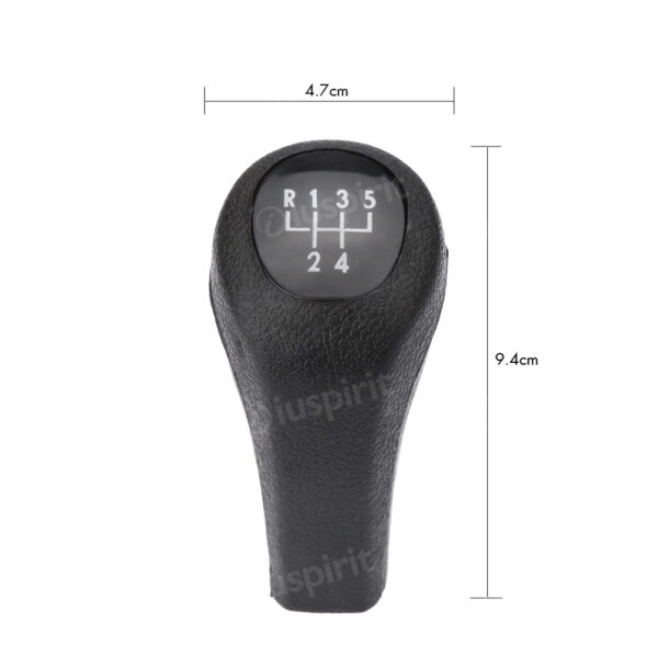 Pomello cambio 5 marce per BMW E30 E32 E34 E36 E38 E39 E46 E60 E90 X3 X5 BMW serie 3 5 7 leva cambio 5 marce - immagine 4
