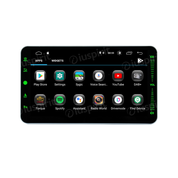 ANDROID car radio 1 DIN universal navigator 10.1 inch Car Play Android Car GPS USB SD WI-FI Bluetooth Mirrorlink