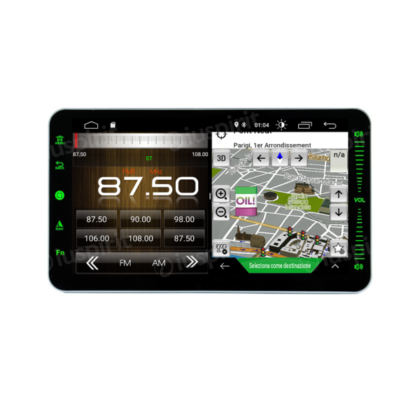 ANDROID car radio 1 DIN universal navigator 10.1 inch Car Play Android Car GPS USB SD WI-FI Bluetooth Mirrorlink - Image 4