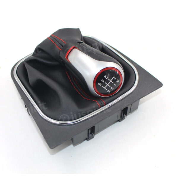Pomello cambio 6 marce per VW Golf 5, Golf 6 Jetta Scirocco cuffia leva cambio 6 marce - immagine 2