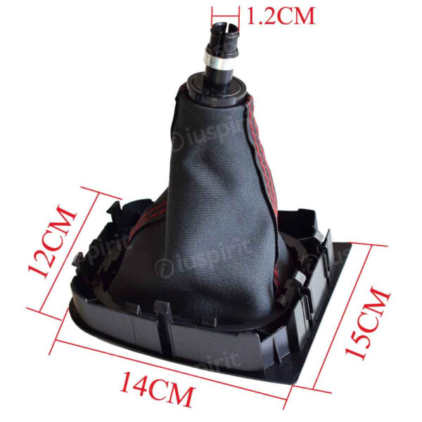 Pomello cambio 6 marce per VW Golf 5, Golf 6 Jetta Scirocco cuffia leva cambio 6 marce - immagine 6