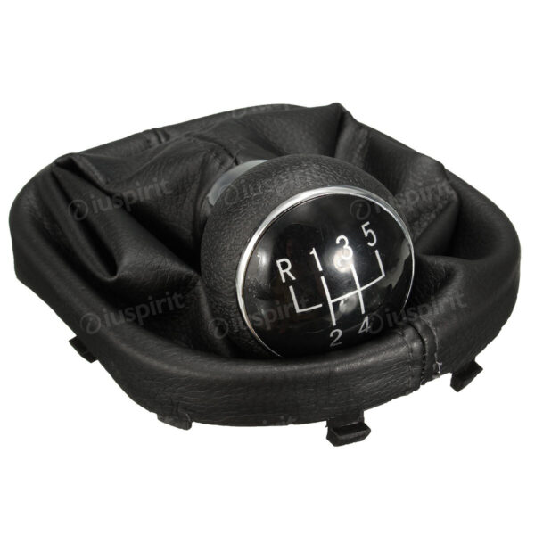 5-speed gear shift knob for VW Touran Caddy 2003-2011 5-speed gear shift lever boot - Image 4