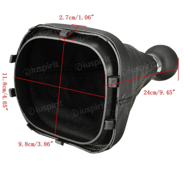 5-speed gear shift knob for VW Touran Caddy 2003-2011 5-speed gear shift lever boot - Image 6