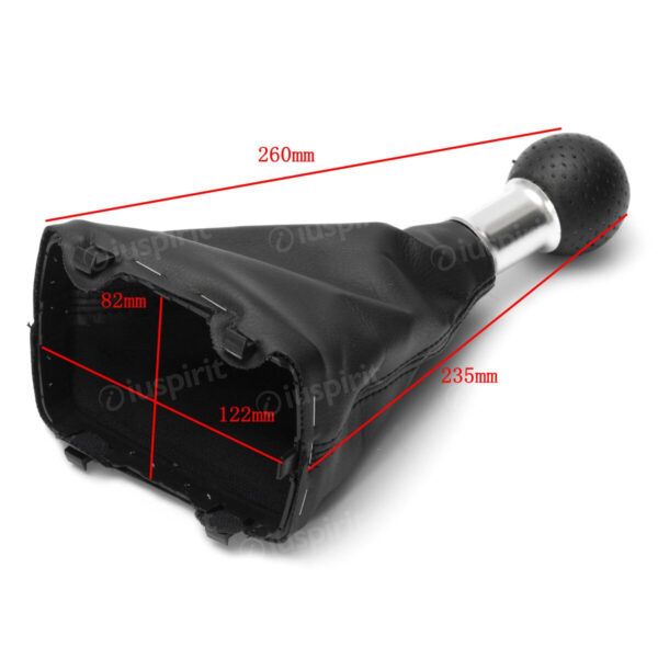 Pomello cambio 5 marce per Audi A3 2001-2007 leva cambio 5 marce cuffia con cuciture nere