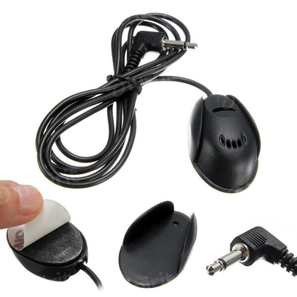 Microfono esterno 3,5 mm per autoradio con Bluetooth, connettore 3,5 millimetri - immagine 4