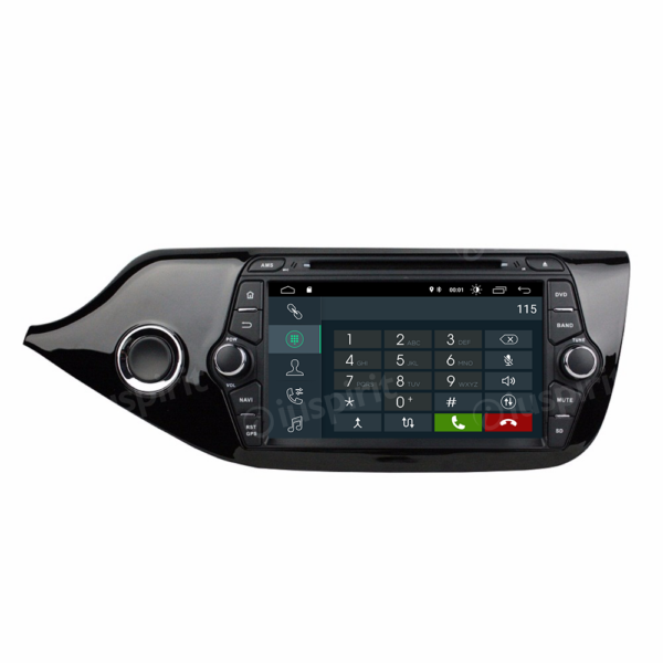 ANDROID autoradio 2 DIN navigatore per Kia Ceed Cee'd 2012-2016 GPS DVD USB SD WI-FI Bluetooth Mirrorlink - immagine 2