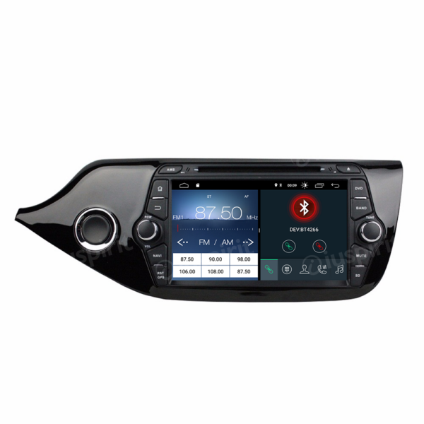 ANDROID autoradio 2 DIN navigatore per Kia Ceed Cee'd 2012-2016 GPS DVD USB SD WI-FI Bluetooth Mirrorlink - immagine 3